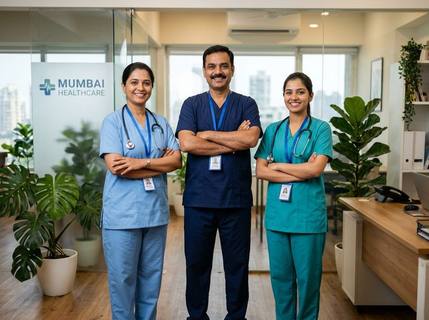 Male and female caretakers in Mumbai